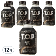 Maxim 麥心 T.O.P 煙燻風味黑咖啡罐, 12個