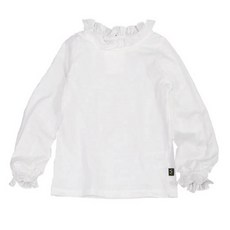 MOMSMADE 女童荷葉領假兩件長袖上衣 Karatti