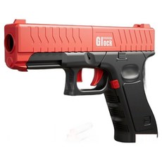 S-SportPlus+ 拋殼槍 格洛克 紅色 模擬拋殼 玩具槍 親子互動 安全材質, 1個
