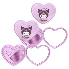 三麗鷗ACC梳妝鏡 2入組, 2組, 黑美紫