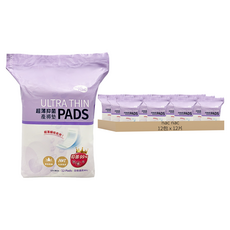 nac nac 超薄抑菌產褥墊, 13 x 38cm, 12片, 12包