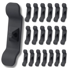 블루레이크 전선 케이블 코드 전선 정리 홀더 클립 B타입, 블랙, 20개