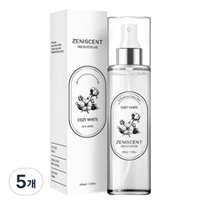 JeniScent 衣物織品除臭香氛噴霧 正品, Cozy White, 100ml, 5瓶