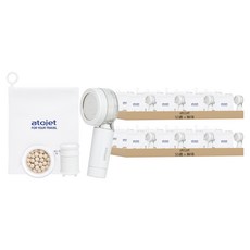 atojet 旅行用迷你蓮蓬頭組合, 100套, 無味