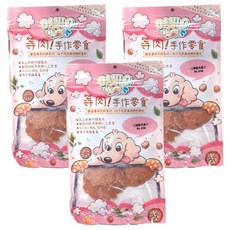 DANLO 丹露 手作肉乾零食, 薄雞肉圓片, 100g, 3包