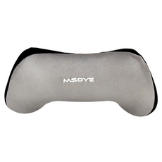 MSDYE 汽車靠枕 記憶棉頭枕/腰靠 四季通用, 灰色, 1個