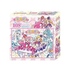 美少女 美妙寵物光之美少女盒裝拼圖 兒童益智玩具 親子互動遊戲, 1入, 108片