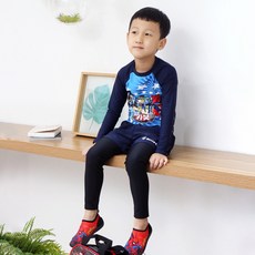衝鋒戰士 男童兩件式泳裝