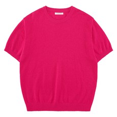 팀스핏 남성용 7컬러 여름용 아이스 부클 워셔블 반팔 니트 티셔츠