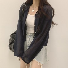 위드후이린 여성용 햇빛가림 긴팔 가디건