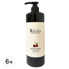 Lafresh 植物性高濃縮多合一蔬果廚房洗潔劑, 6個, 1L