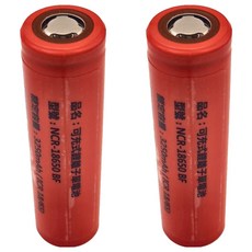 PRO-WATT 華志 18650鋰電池 平頭, 3.7V, NCR-18650BF, 3250mAh, 2個, 1入