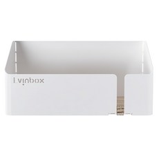 SHUTER 樹德 livinbox 置物盤, 白色, 1入