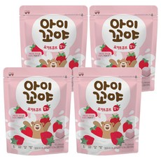 아이꼬야 요거트큐브, 4개, 17g, 딸기
