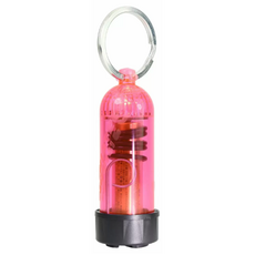 AQUATEC LED 閃爍小氣瓶鑰匙圈 LED-2575, 紅色, 1個