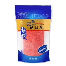 戀戀蚵仔寮 鱈魚風味紅片 台灣特產海鮮零食 Q彈有嚼勁 獨立包裝, 1包, 150g