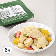 집반찬연구소 간장소스 모둠어묵볶음, 110g, 6개