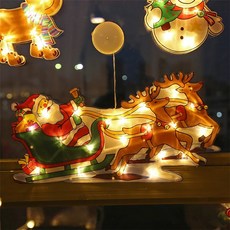 Merry鹿 LED 吸盤式掛燈 24CM 透明款 暖白光, 1個