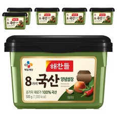 CJ Haechandle 好餐得 韓國國產8種調味包飯醬, 500g, 6個