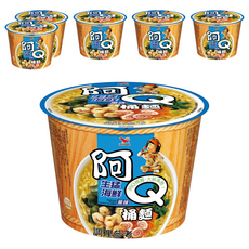 統一 阿Q桶麵 生猛海鮮風味, 6入