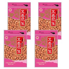 台灣土豆王 五香花生, 精選台灣優質花生，五香風味濃郁，傳統工藝製作，方便包裝, 130g, 4包