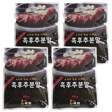 딜리셔스마켓 흑후추분말, 200g, 4개