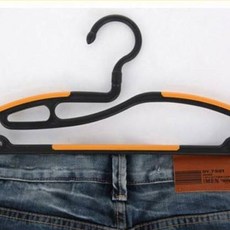 Komode 旋轉魔術衣架, 黑色 + 橘色, 50個