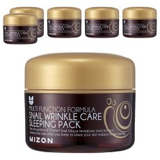 MIZON 蝸牛緊緻補水晚安面膜, 76g, 6個