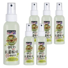 小不叮抗菌草本驅蚊雙效噴霧升級版全家人用6瓶, 100ml, 6瓶