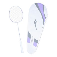 PRO-SPECS 碳纖維羽球拍 白色 82g + 收納袋組合, 1套, PSCBA4500WH