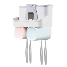 VITAHALO 牙刷架 浴室收納架 2孔, 單一顏色, 1套