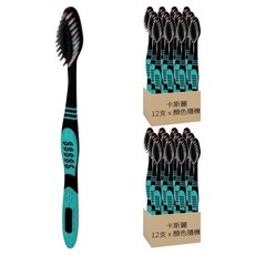 Kasili 卡斯麗 銀離子軟毛牙刷 M-5927 顏色隨機, 24支, 1支