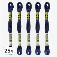 브랜드얀 DMC 25번 면사 자수실, 336번, 25개