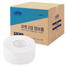 코멧 2겹 점보롤 화장지, 1팩, 16롤, 90m