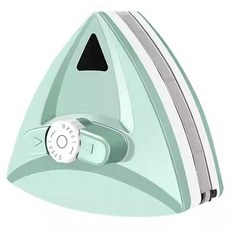 強磁雙面玻璃擦窗器, 高效擦窗, 省時省力更輕鬆, 果綠色, 1個
