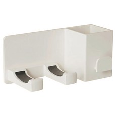 DANLE 丹樂 吹風機架 新款多功能吹風機架 太空鋁材質, 白色, 1個