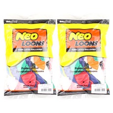 NeoLunz 圓形氣球 30 厘米, 標準（混合）, 100入