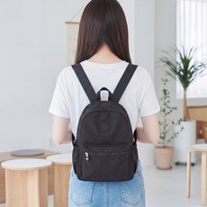 Earlyports 女性用迷你後揹包 防水包 迷你揹包, 黑色