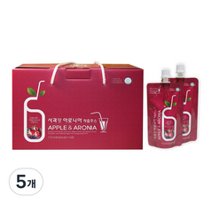 영주마실푸드엔헬스 사과랑 아로니아 착즙주스, 5개, 110ml