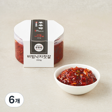 순봉이네부뚜막 비빔낙지젓갈, 250g, 6개