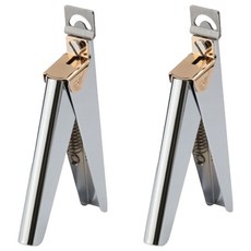 daily friends 高級款美甲片剪, 銀色, 2個