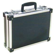 Octopus 章魚牌 鋁合金儀器工具箱 小黑 配件：套板x1片、隔板x2條, 360 x 265 x 100mm, 1個