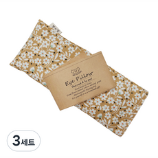 眼部用紅豆熱敷袋+熱敷套 棕色組, 3組
