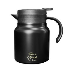 FUJI-GRACE 富士雅麗 304不鏽鋼咖啡保溫壺 fj-946, 1個, 深邃黑, 1000ml