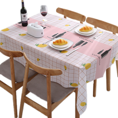 인아트 방수 식탁보, 식기, 1개, 137 x 180 cm