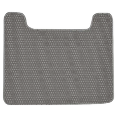 skylife U型貓砂墊, 防水防滑 收集漏砂 柔軟彈性 無毒EVA材質 53*45cm, 53 x 45cm, 灰色, 1個