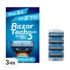 Gillette 吉列 吉列 ProShield 刮鬍刀組 冰爽系列, 3套, Laser Tech + 吉列 ProShield 冰爽系列 4入