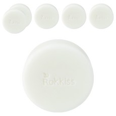 록키스 하얀 쌀겨 숙성 비누, 100g, 6개