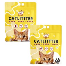 咪咪礦砂 膨潤土, 除臭低塵, 高效結團, 觸感舒適, 5KG, 2包, 無味