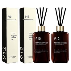 912 페어리 프리지아 디퓨저 2p + 스틱 8p, 화이트블랑, 250ml, 2개